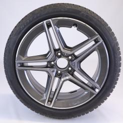 Roue complète alu PIR/SottozeroWinter3 AMG, jante à 5 double 