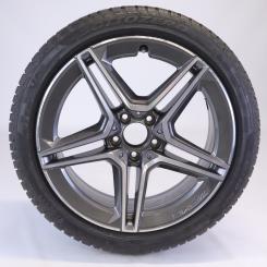 Roue complète alu PIR/SottozeroWinter3 AMG, jante à 5 double 