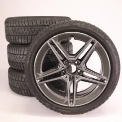Lot de roues complètes AMG 19 pouces alu PIRELLI Classe CLS 