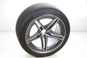 Roue complète alu MICHELIN/PilotAlpin5 AMG à 5 doubles branc 