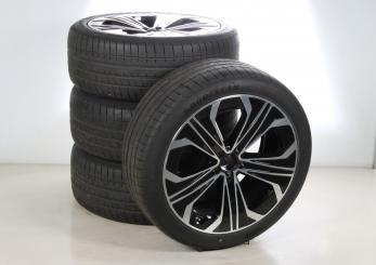 Pack de roues complètes d'été alliage 21 pouces avec pneus Goodyear pour EQE SUV 294, Mercedes-Benz d'origine