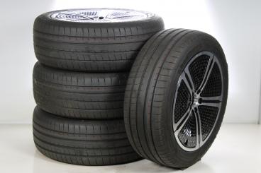 Pack de roues complètes d'été alliage 21 pouces avec pneus Goodyear pour EQS SUV 296, Mercedes-Benz d'origine