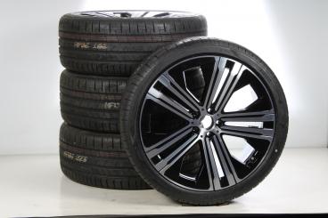 Pack de roues complètes d'été alliage 22 pouces avec pneus Pirelli pour EQS 297, Mercedes-Benz d'origine