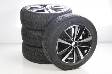 Pack jantes alu et pneus MICHELIN/Alpin6 à 5 doubles branche 