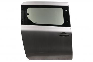 Porte coulissante droite avec vitre entrebâillante 