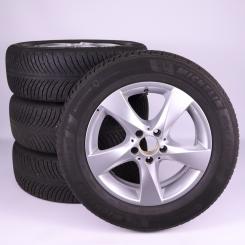 Pack jantes alu et pneus MICHELIN/PilotAlpin5 à 5 branches 