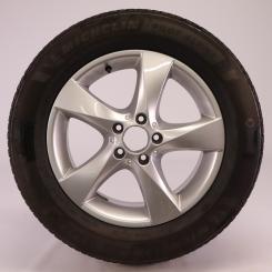 Roue complète alu MICHELIN/PilotAlpin5 Jante à 5 branches 