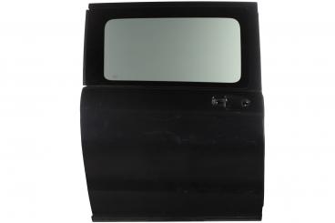 Porte coulissante droite avec vitre 
