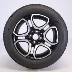 Roue complète alu DUNLOP/Winter Réponse -2 jante à 5 doubles 
