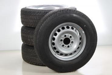 Pack jantes acier et pneus CONTI/ContiVanContact100 jante ac 
