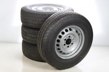 Lot de roues complètes en acier 16 pouces CONTI/VanContactEc 