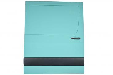 Porte coulissante droite large sans vitre