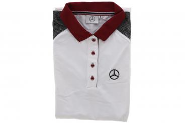 Collection Polo de golf femme blanc/noir/violet prune, p 