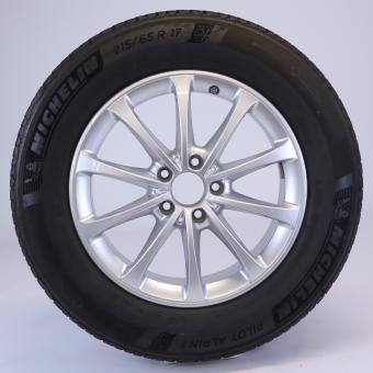 Roue complète alu MICHELIN/PilotAlpin5 Jante à 10 branches 