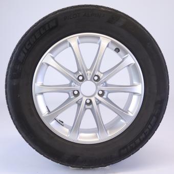 Roue complète alu MICHELIN/PilotAlpin5 Jante à 10 branches 