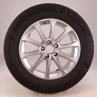 Roue complète alu MICHELIN/PilotAlpin5 Jante à 10 branches 