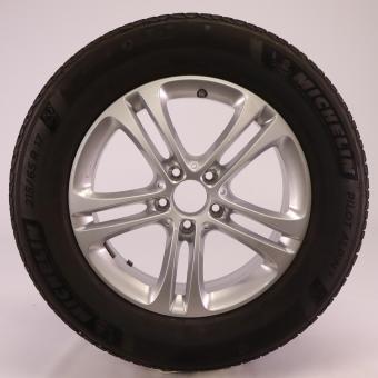 Roue complète alu MICHELIN/PilotAlpin5 Jante à 5 doubles bra 
