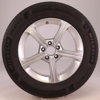 Roue complète alu MICHELIN/PilotAlpin5 Jante à 5 branches 