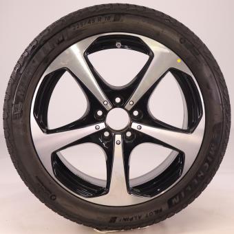 Roue complète Alu Michelin/Pilot Alpin 5 jante à 5 branches 