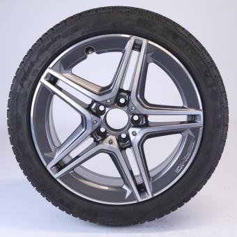 Roue complète alu MICHELIN/PilotAlpinPA4 AMG à 5 doubles bra 