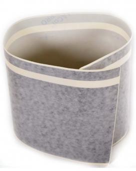 Accessoire charbon de bois métallisé mat bande décorative po 