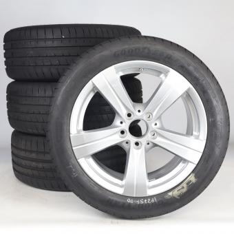 Pack de roues complètes d'été alliage 17 pouces avec pneus Goodyear pour Classe C 206, Mercedes-Benz d'origine
