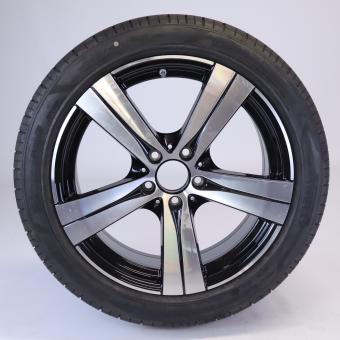 Roue complète alu PIR/PZEROIA Jante à 5 branches 