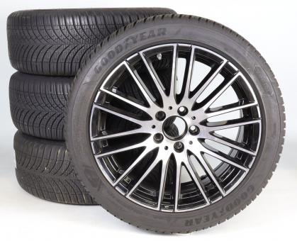 Pack de roues complètes  toutes saisons en alliage 18 pouces avec pneus Goodyear pour Classe C 206, Mercedes-Benz d'origine
