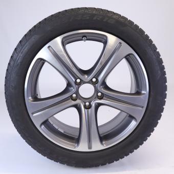 Roue complète alu PIR/SottozeroWinter3 Jante à 5 branches 