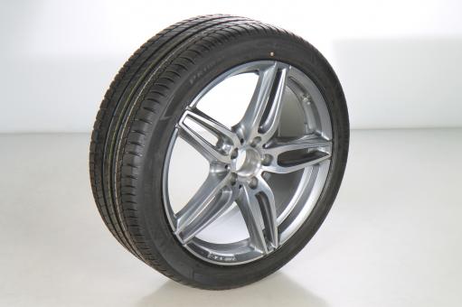 Roue complète alu MICHELIN/PilotAlpin5 AMG à 5 doubles branc 