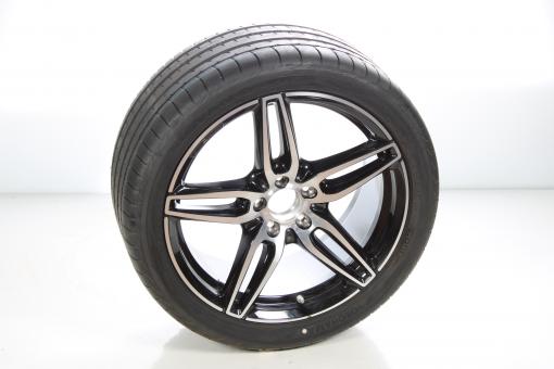Roue complète alu MICHELIN/PilotAlpin5 AMG à 5 doubles branc 