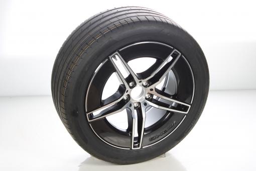 Roue complète alu PIR/P ZEROIA AMG jante à 5 doubles branche 