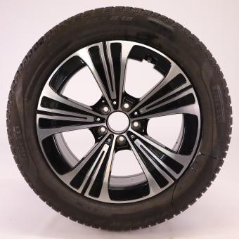 Roue complète alu PIRELLI/Winter Cinturato 2 jante à 5 branc 