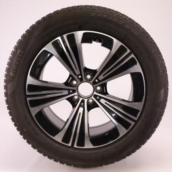 Roue complète alu PIRELLI/Winter Cinturato 2 jante à 5 branc 