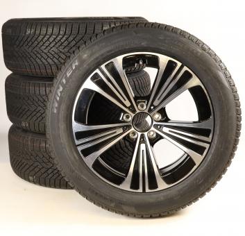 Pack de roues complètes d'hiver alliage 18 pouces avec pneus Pirelli pour Classe E 214, Mercedes-Benz d'origine