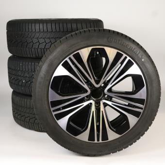Pack de roues complètes d'hiver alliage 19 pouces avec pneus Continental pour Classe E 214, Mercedes-Benz d'origine