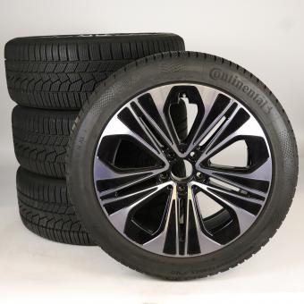 Pack de roues complètes d'hiver alliage 19 pouces avec pneus Continental pour Classe E 214, Mercedes-Benz d'origine