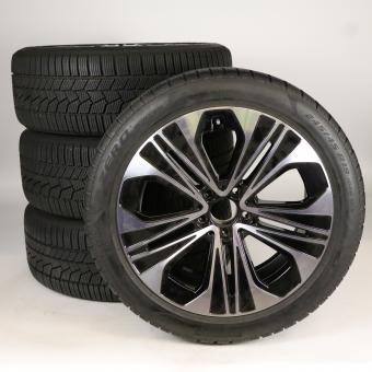 Pack de roues complètes d'hiver alliage 19 pouces avec pneus Continental pour Classe E 214, Mercedes-Benz d'origine