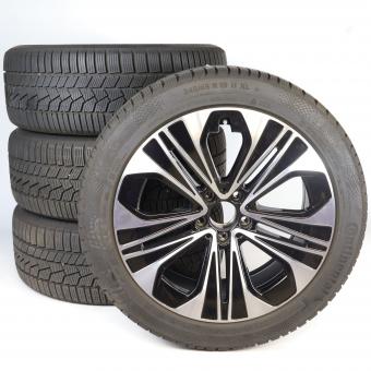Pack de roues complètes d'hiver alliage 19 pouces avec pneus Continental pour Classe E 214, Mercedes-Benz d'origine