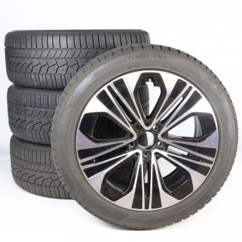 Pack de roues complètes d'hiver alliage 19 pouces avec pneus Continental pour Classe E 214, Mercedes-Benz d'origine
