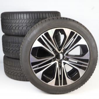 Pack de roues complètes d'hiver alliage 19 pouces avec pneus Continental pour Classe E 214, Mercedes-Benz d'origine