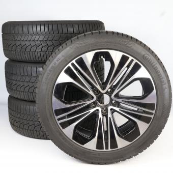 Pack de roues complètes d'hiver alliage 19 pouces avec pneus Continental pour Classe E 214, Mercedes-Benz d'origine