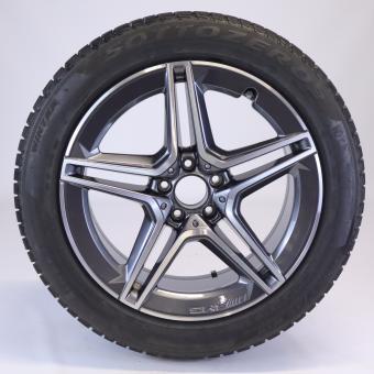 Roue complète alu PIR/SottozeroWinter3 AMG, jante à 5 double 