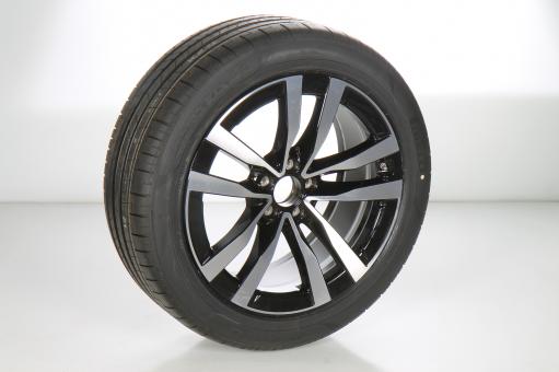 Roue complète Alu Hankook/VentusS1evo3 jante à 5 doubles bra 