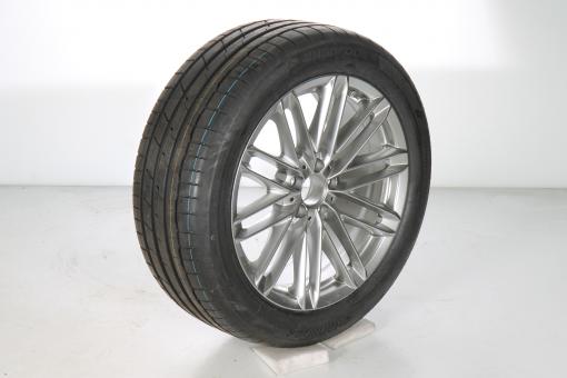 Roue complète Alu HANKOOK/Winteri*ceptevo2 à 10 doubles bran 