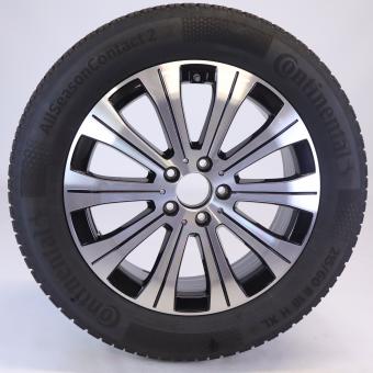 Roue complète alu CONTI | AllSesonContact2 Jante à 10 branch 