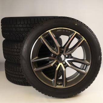 Pack de roues complètes d'hiver alliage 19 pouces avec pneus Pirelli pour Classe GLA H247, Classe GLB X247, Mercedes-AMG d'origine