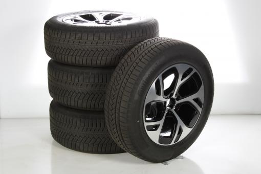 Pack de roues complètes d'hiver alliage 18 pouces avec pneus Continental pour GLC-SUV X254, GLC -Coupe 254, Mercedes-Benz d'origine