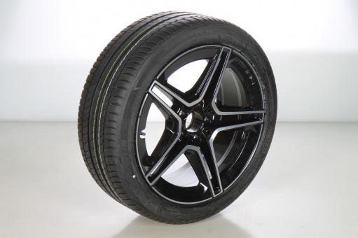 Roue complète alu MICHELIN/PilotAlpin5 AMG à 5 doubles branc 