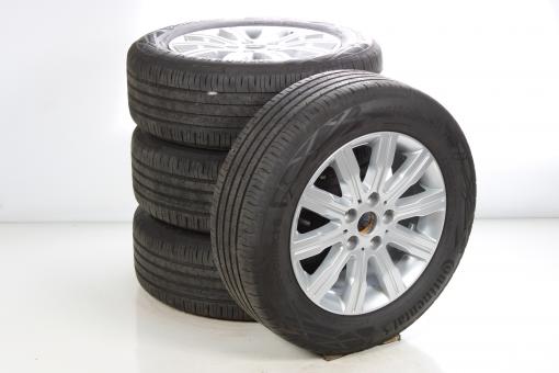 Pack de roues complètes d'été alliage 16 pouces avec pneus Continental pour Citan/ Classe T 420, Mercedes-Benz d'origine